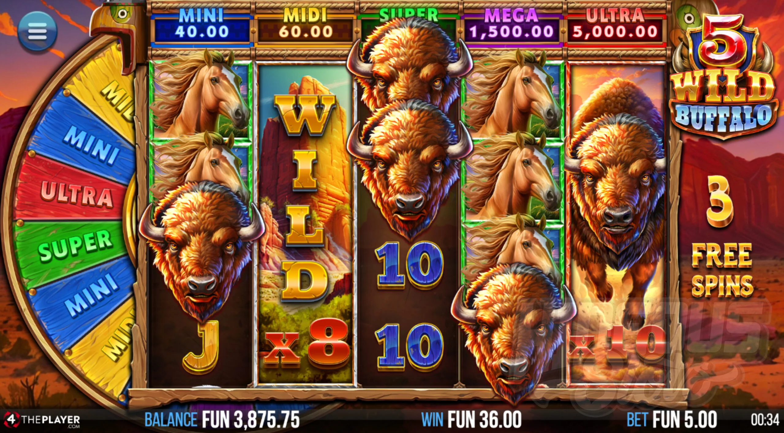 5 Wild Buffalo Slot Review pic 17